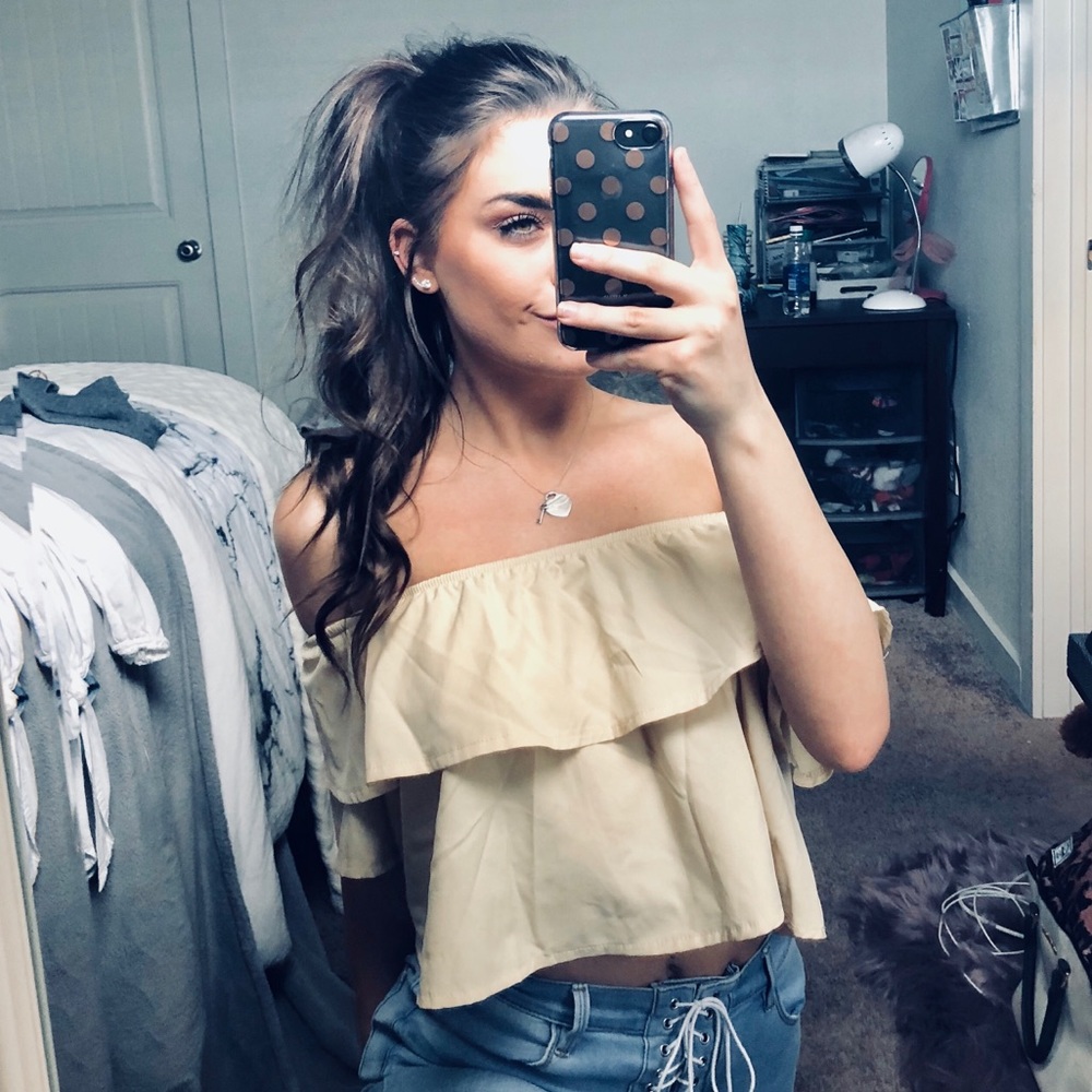 Tan Blouse